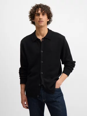 Exact Men's Black Cardigan