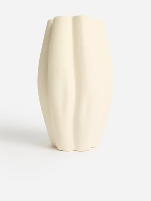 Jet Home Ceramic Textured Pond Vase