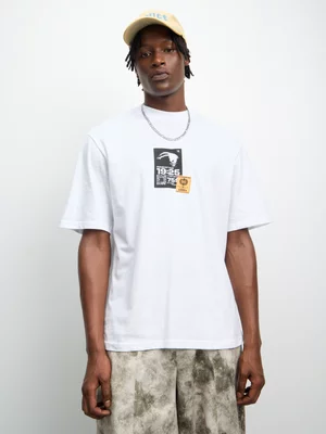 The FIX Men's White Ticket Graphic Top