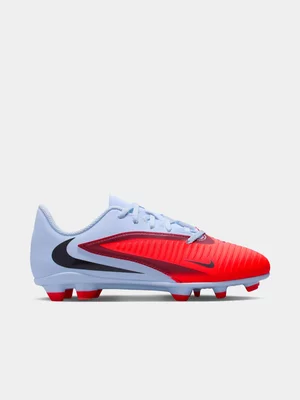 Nike Junior Phantom 6 Club FG/MG Blue/Red Boots