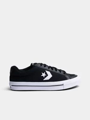 Mens Converse Sports Casual Black/White Sneaker