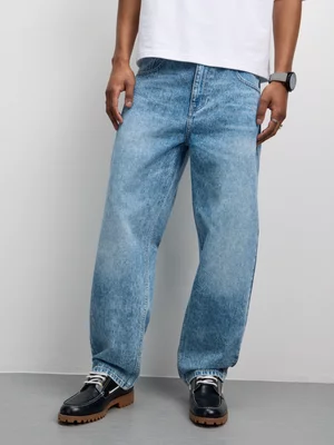 The FIX Men's Light Wash 100% Cotton Straight Jeans