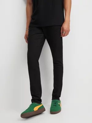 Redbat Men's Black Super Skinny Jeans