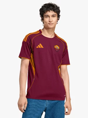 adidas Mens AS Roma Home 25/26 Red Stadium Jersey