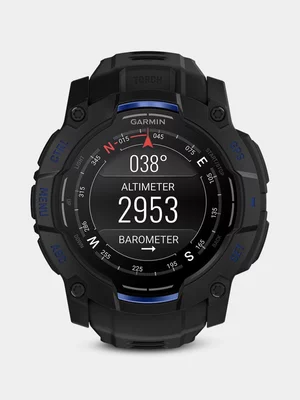 Garmin Instinct 3 50MM Amolded Black/Bolt Blue