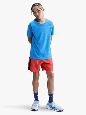 Nike Boys Dri-Fit Miler Blue Tee
