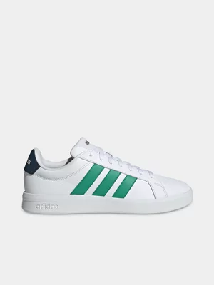 Mens adidas Grand Court Base 2.0 Grey/White Sneakers