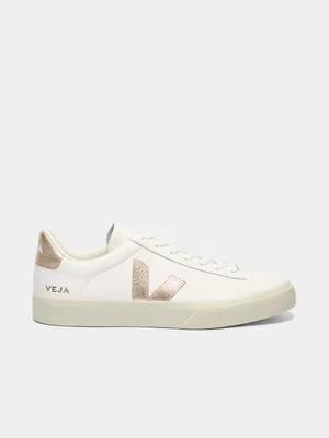 Women's Veja Platine Campo White Sneakers