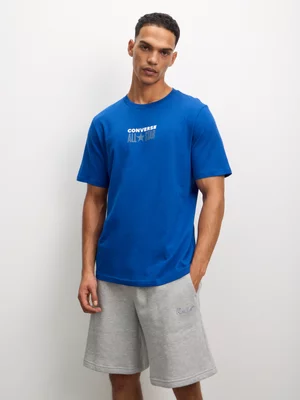 Converse Men's CTAS Tag Blue T-shirt