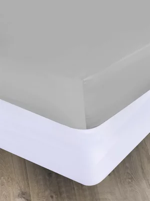 Volpes Supima Cotton 450 Grey Fitted Sheet
