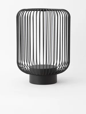 Outdoor Metal Lamp With Rechargeable Bulb