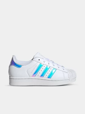 adidas Originals Junior Superstar II White/Halo Blue Sneaker