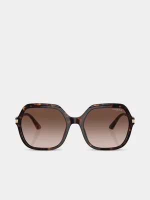 Vogue Eyewear Brown 56 Sunglasses