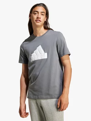 adidas Mens Future Icons Badge Of Sport Grey Tee