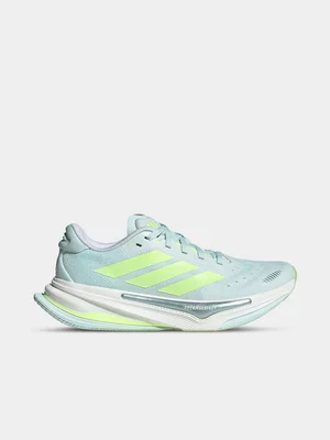 adidas Womens Supernova Prima Mint/Yellow/White Running Shoes 