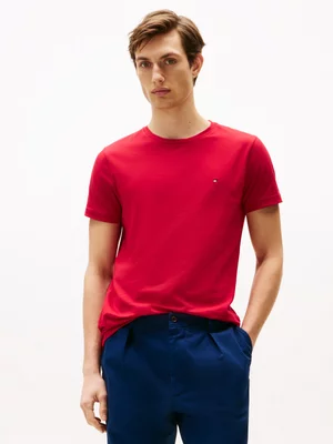 Men's Tommy Hilfiger Red Stretch Slim Fit T-Shirt