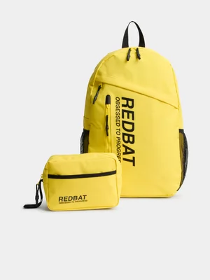 Redbat Unisex Yellow Backpack|