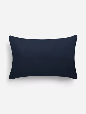 Jet Home Navy 85gsm Standard Pillowcase