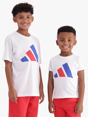 adidas Boys Brand Love White Tee