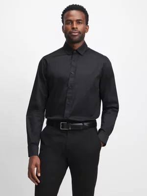 Jet Men's Black Slim Shirt