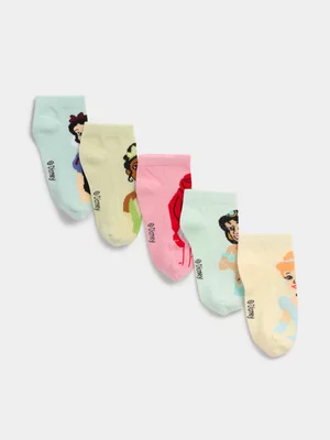 Jet Younger Girls 5Pk Disney Princesses  Anklets