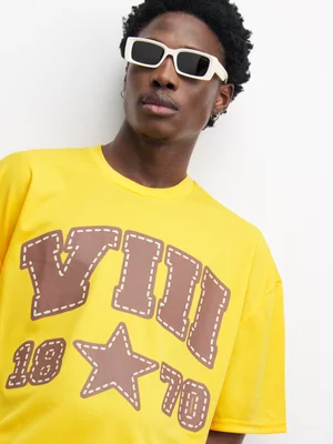 The FIX Men's Yellow Sport Graphic Top