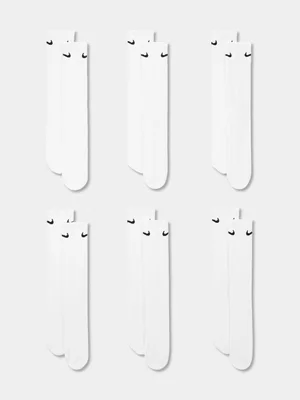 Nike Unisex 6-Pack Everyday Cushion White Socks