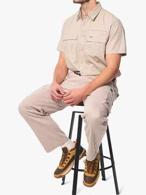 Men's Plus Jeep Khaki Tapered Cargo Pants