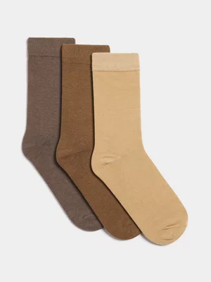 Markham Men's 3 Pack Multicolour Socks 