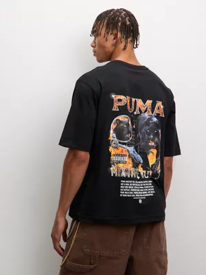 Puma Men's Wild Cat Black T-shirt