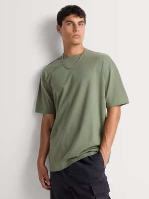 Markham Men's Oversized Premium Cotton Fatigue T- Shirt