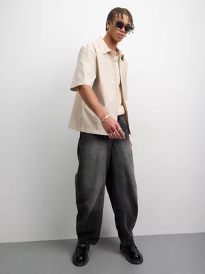 The FIX Men's Stone Crop Zip Up Shirt