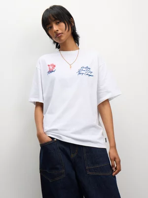 Redbat Women's Hustlers Don't Cry White T-Shirt