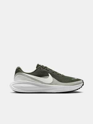 Nike Mens Revolution 8 Khaki/White Running Shoes 
