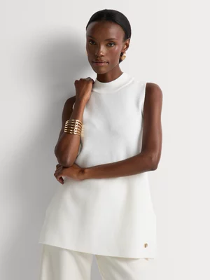 Highneck Longline Vest