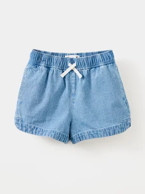Cotton On Kids Girl Blue Rosie Woven Shorts