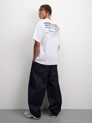 Redbat Men's Graphic White T-Shirt 