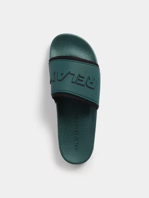Relay Jeans Men's Green Pool Slide 