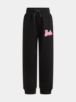 Jet Younger Girls Black Barbie Jogger