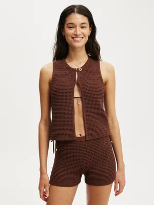 Women's Cotton On Brown Romy Knit Vest