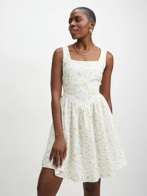 Jet Women’s Yellow Floral Mini Dress