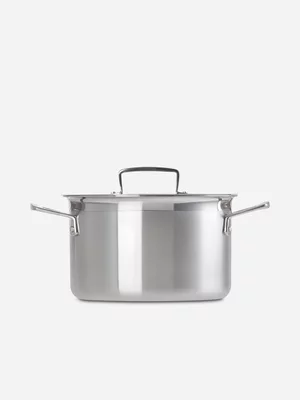 Le Creuset 3 Ply Stainless Steel Deep Casserole Pot 18cm