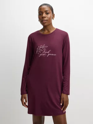 Jet Women’s Amaranth Find Your Peace DTY Sleepshirt