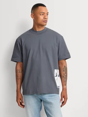 Union-DNM Men's Tree Graphic Charcoal T-Shirt