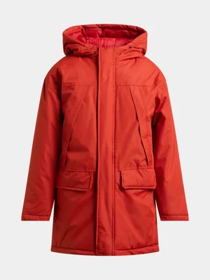 Jet Teen Boys Rust Parka Jacket