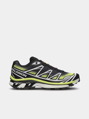 Salomon Men's XT-6 Skyline Black/Green Sneaker