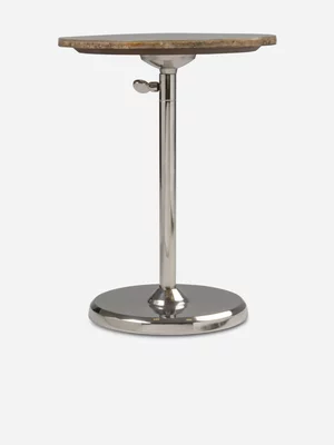 Angie Adjustable Side Table Marble