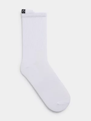 TS Crew Run White Socks 