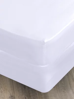 Volpes Egyptian Cotton 300tc White Fitted Sheet