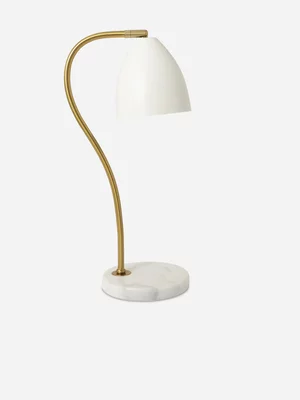 Utility Swan Neck Lamp White